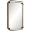 Keiichi Mirrors Deco Mirror in Bronze and Gold House of Isabella UK