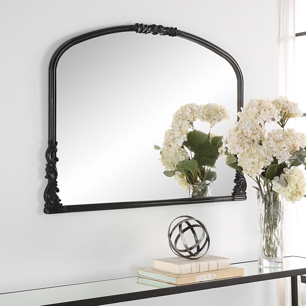 Keiichi Mirrors Edward Mantleplace Mirror Black House of Isabella UK