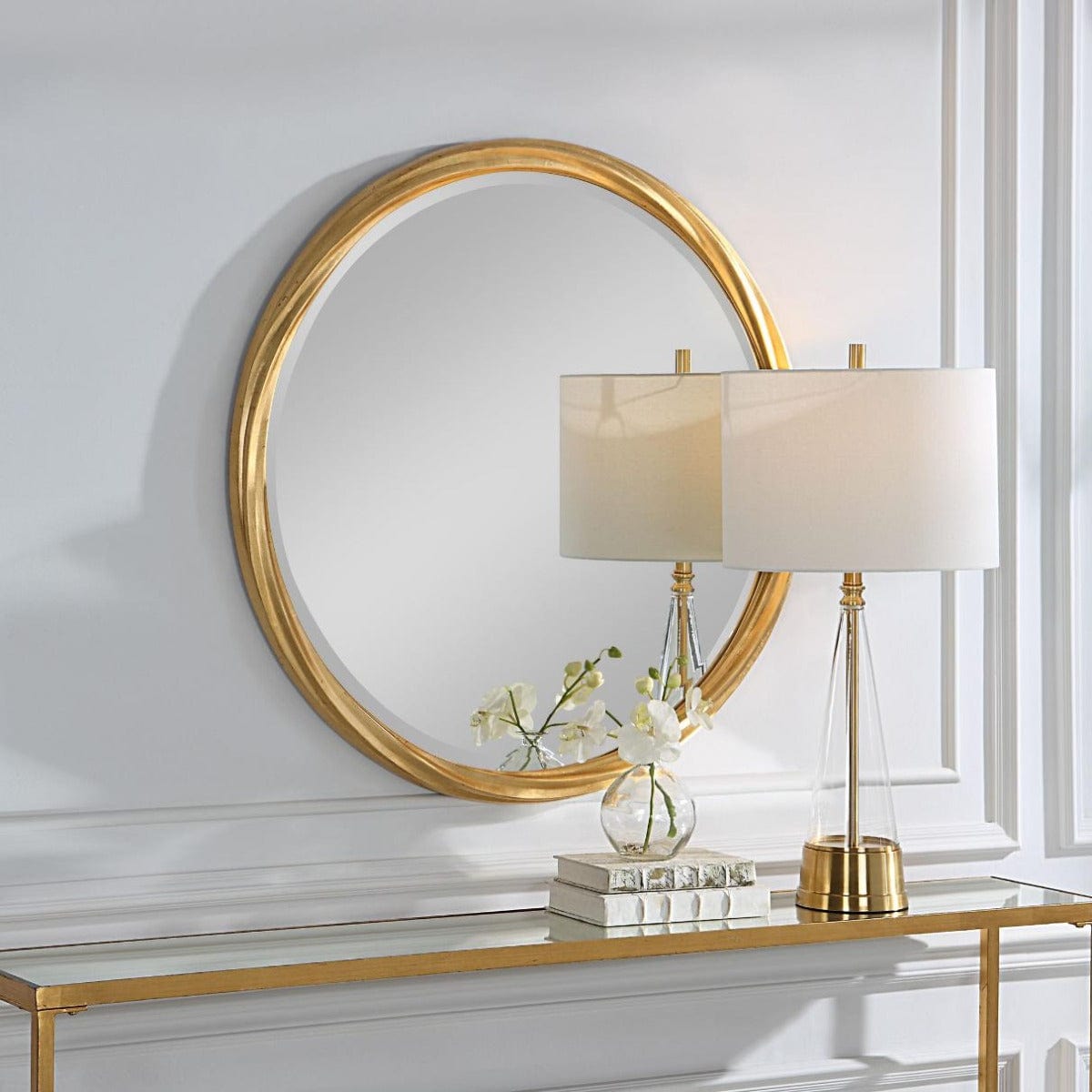 Keiichi Mirrors Entwined Mirror Gold House of Isabella UK