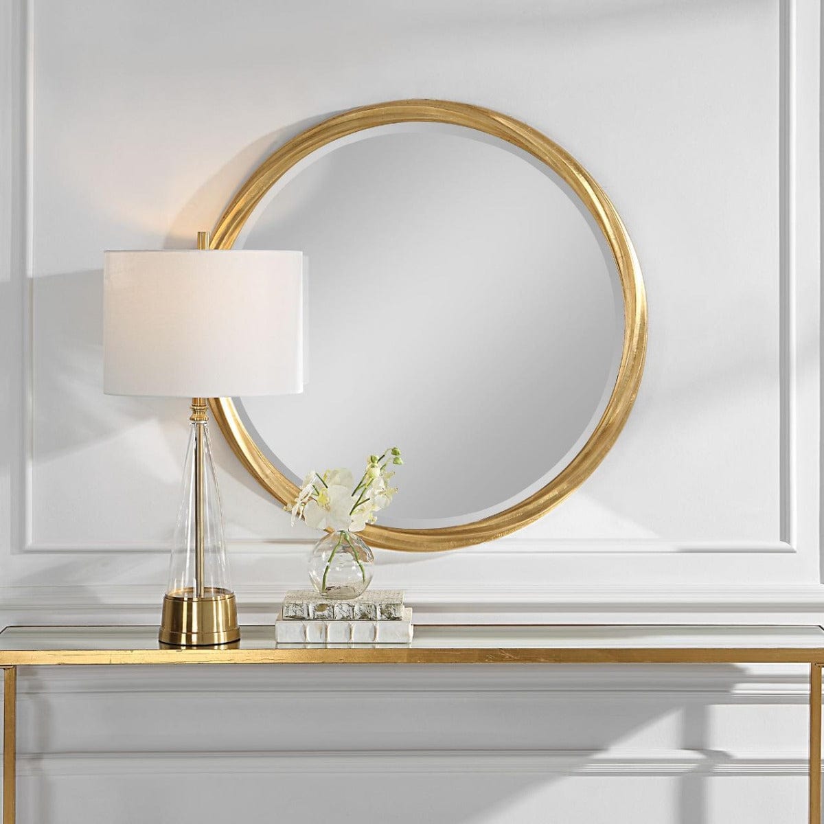 Keiichi Mirrors Entwined Mirror Gold House of Isabella UK