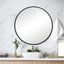 Keiichi Mirrors Eve Large Round Mirror Black House of Isabella UK