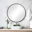 Keiichi Mirrors Eve Medium Round Mirror Black House of Isabella UK