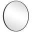 Keiichi Mirrors Eve Small Round Mirror Black House of Isabella UK