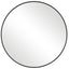 Keiichi Mirrors Eve Small Round Mirror Black House of Isabella UK