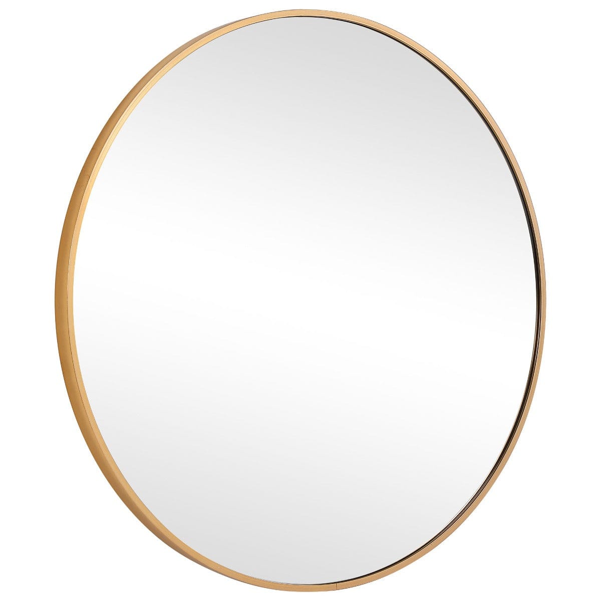 Keiichi Mirrors Eve Small Round Mirror Gold House of Isabella UK