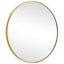 Keiichi Mirrors Eve Small Round Mirror Gold House of Isabella UK
