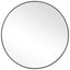 Keiichi Mirrors Evelyn Round Mirror Black House of Isabella UK