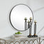 Keiichi Mirrors Evelyn Round Mirror Black House of Isabella UK