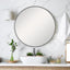 Keiichi Mirrors Evelyn Round Mirror Black House of Isabella UK