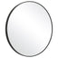 Keiichi Mirrors Evelyn Round Mirror Black House of Isabella UK