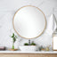 Keiichi Mirrors Evelyn Round Mirror Gold House of Isabella UK