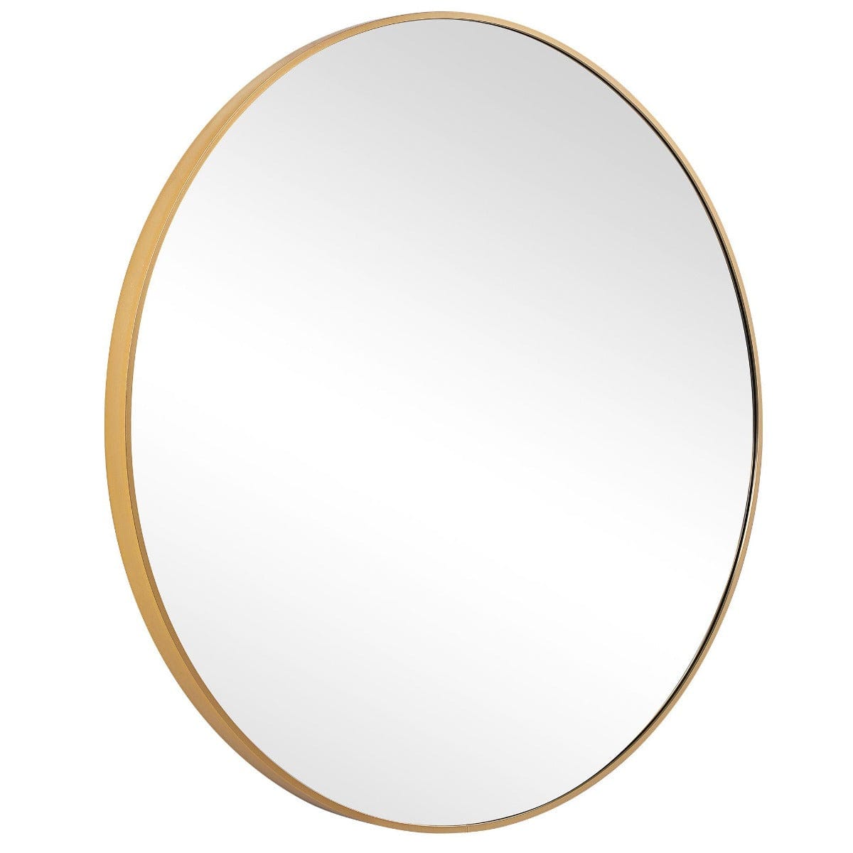 Keiichi Mirrors Evelyn Round Mirror Gold House of Isabella UK