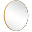 Keiichi Mirrors Evelyn Round Mirror Gold House of Isabella UK