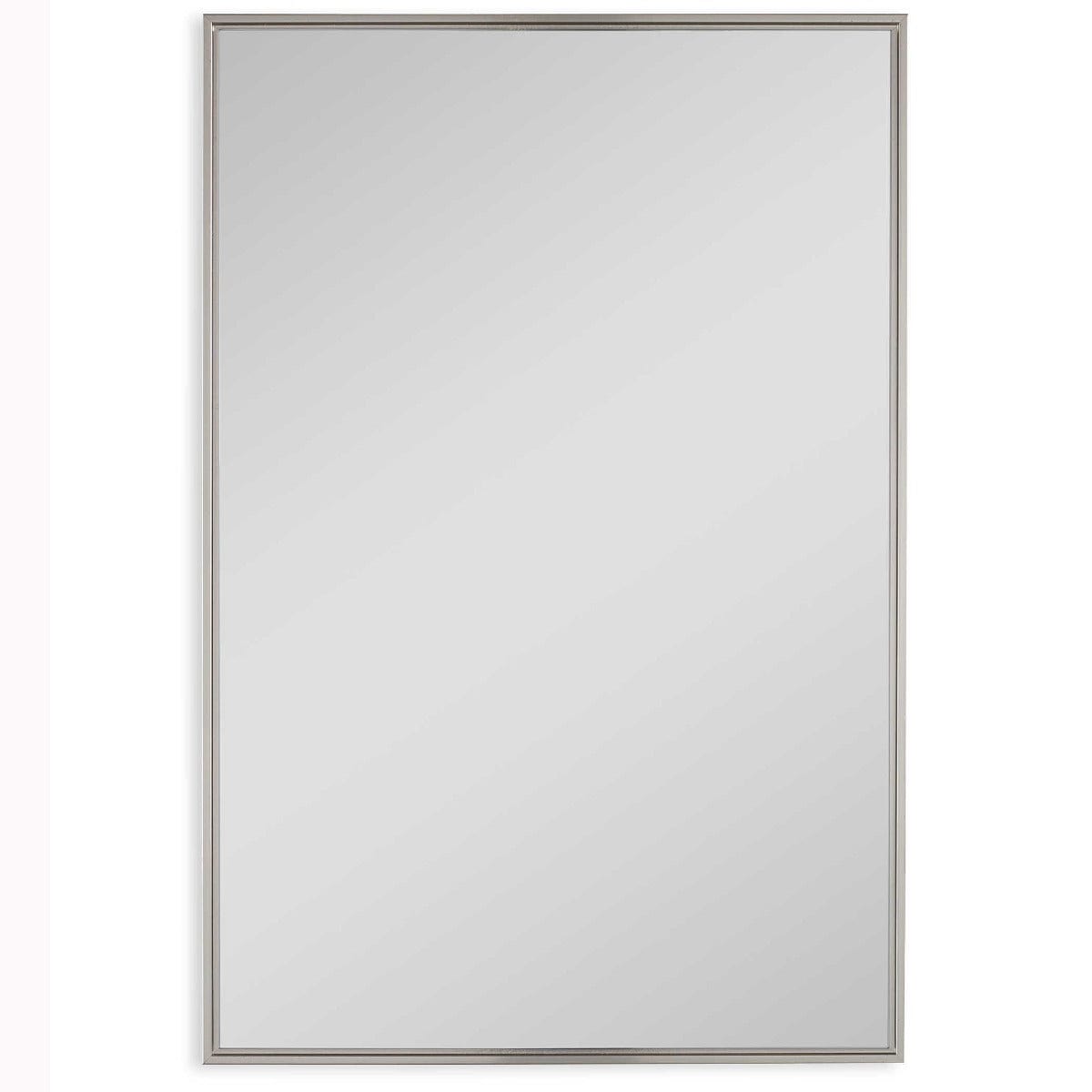 Keiichi Mirrors Floating Slim Frame Mirror Silver House of Isabella UK