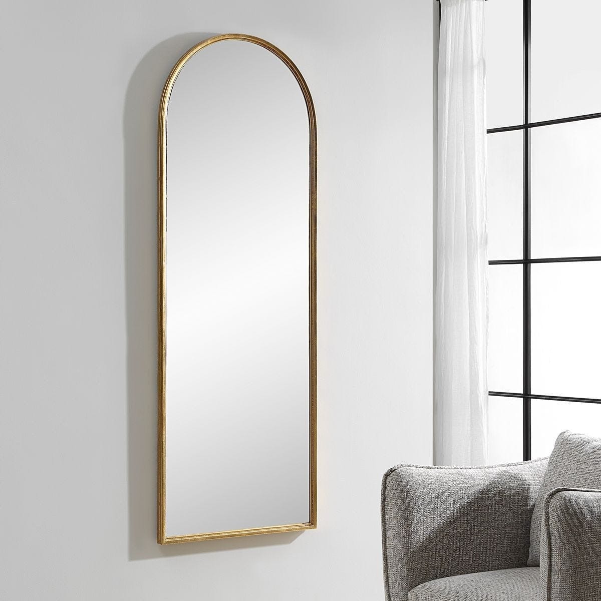 Keiichi Mirrors Florence Tall Mirror Gold House of Isabella UK