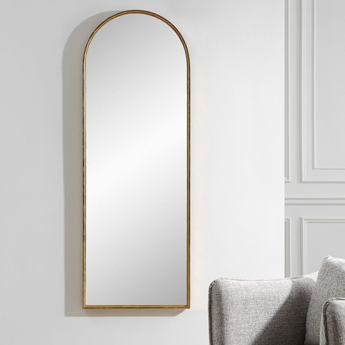 Keiichi Mirrors Florence Tall Mirror Gold House of Isabella UK