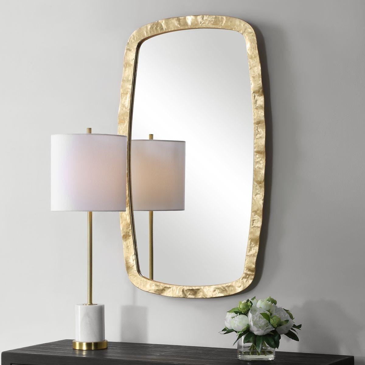 Keiichi Mirrors Gold Leaf Mirror House of Isabella UK
