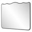 Keiichi Mirrors Grace Scalloped Mirror in Black House of Isabella UK