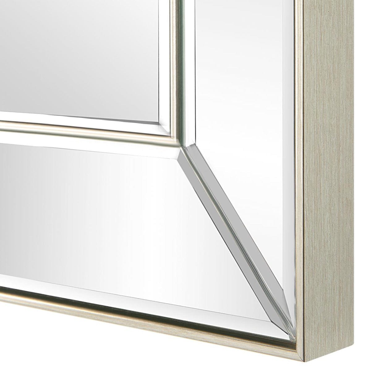 Keiichi Mirrors Hannah Rectangular Mirror Champagne Finish House of Isabella UK