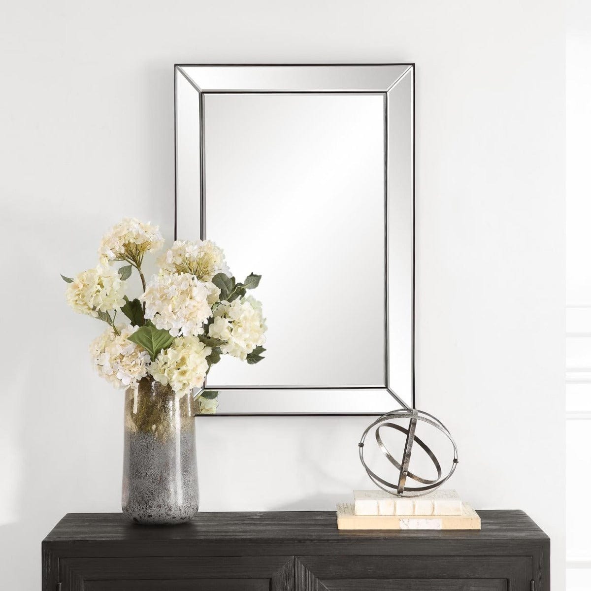 Keiichi Mirrors Hannah Rectangular Mirror Dark Bronze House of Isabella UK