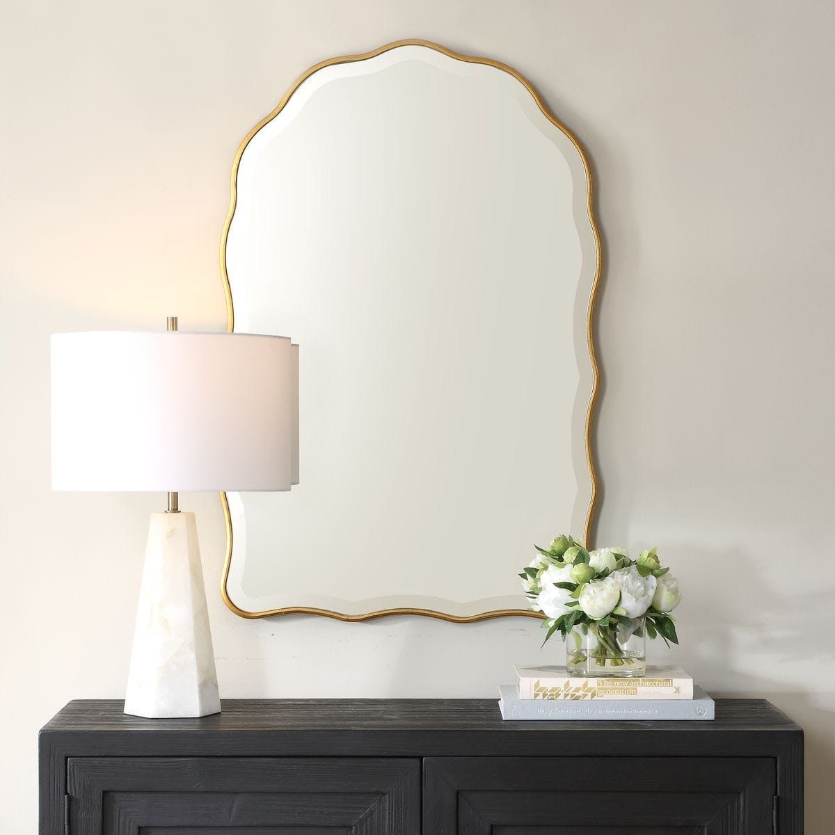 Keiichi Mirrors Irregular Mirror Gold Leaf House of Isabella UK
