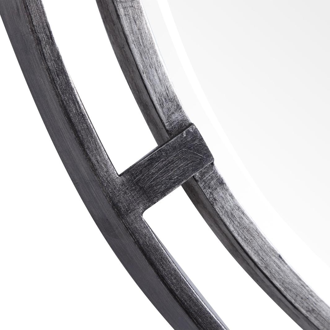 Keiichi Mirrors Jasper Mirror Dark Silver House of Isabella UK