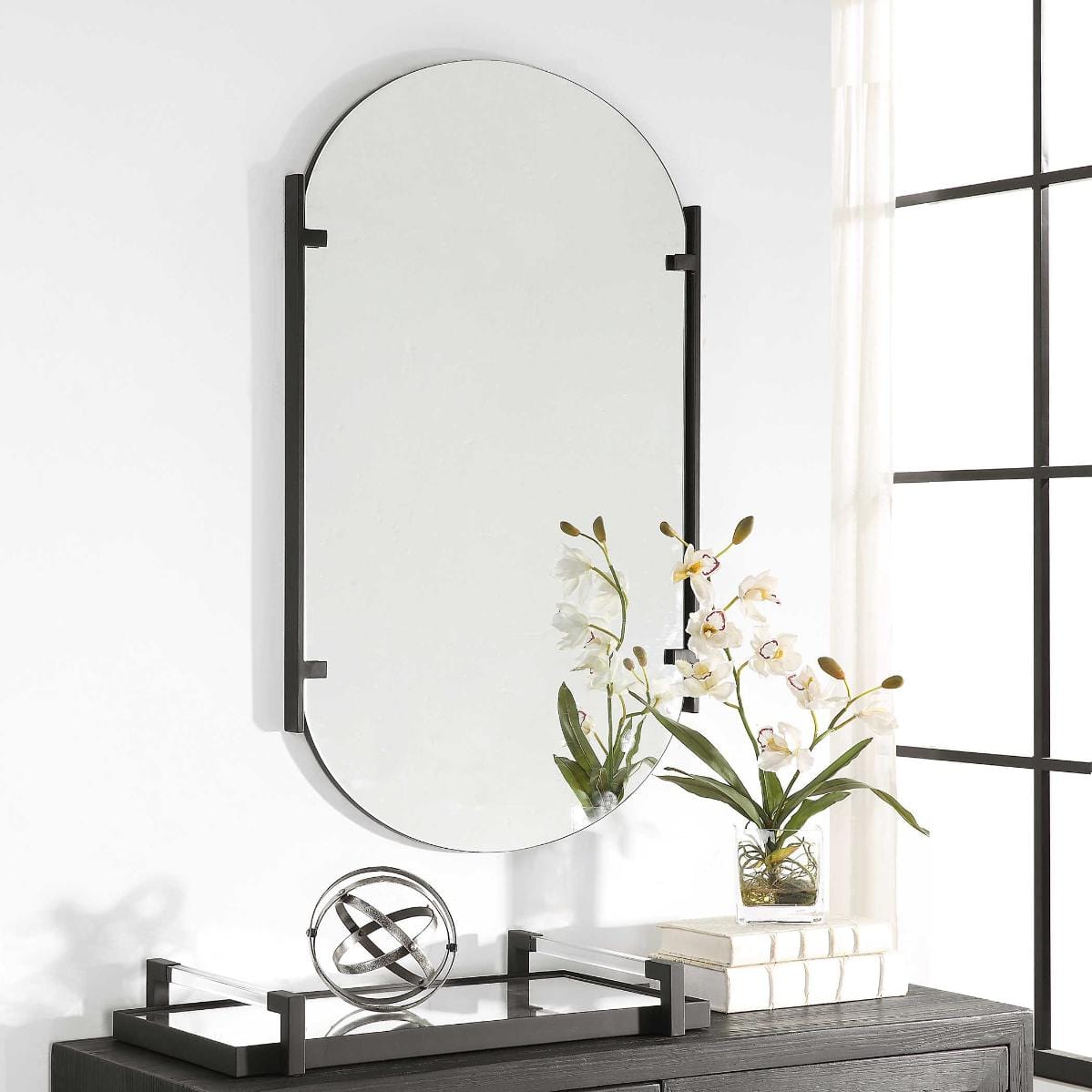 Keiichi Mirrors Linear Mirror Black House of Isabella UK