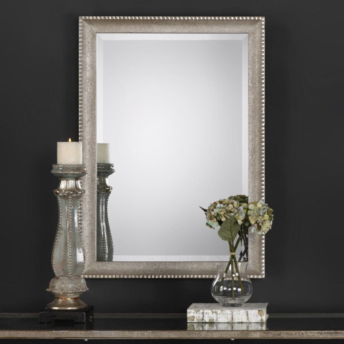 Keiichi Mirrors Lola Mirror Metallic Silver House of Isabella UK