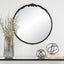 Keiichi Mirrors Margaret Round Mirror Black House of Isabella UK
