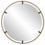 Keiichi Mirrors Maritime Mirror Black & Brass House of Isabella UK