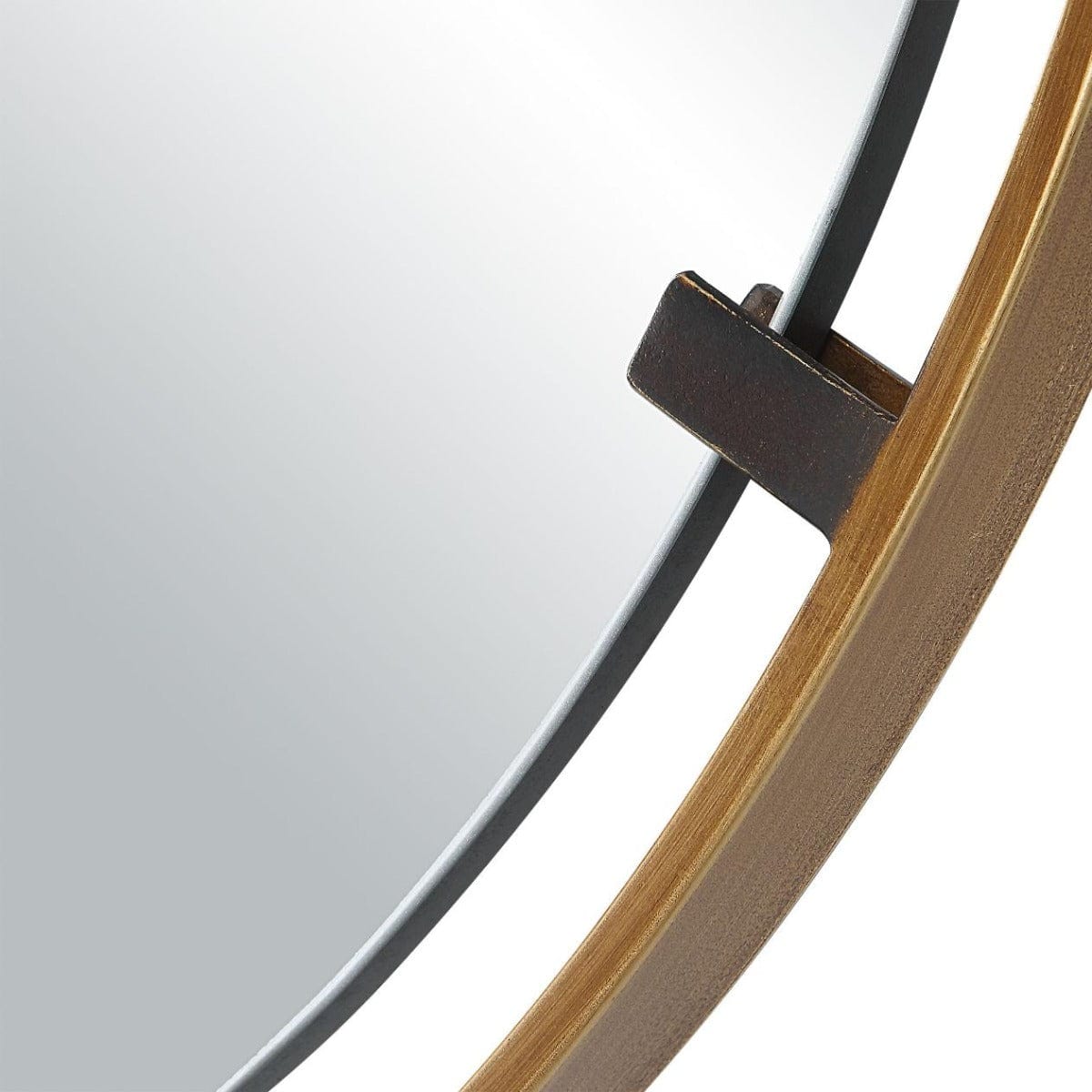 Keiichi Mirrors Maritime Mirror Black & Brass House of Isabella UK