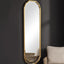 Keiichi Mirrors Maye Long Mirror Gold House of Isabella UK