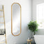 Keiichi Mirrors Maye Long Mirror Gold House of Isabella UK