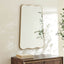 Keiichi Mirrors Olivia Scalloped Mirror in Gold House of Isabella UK