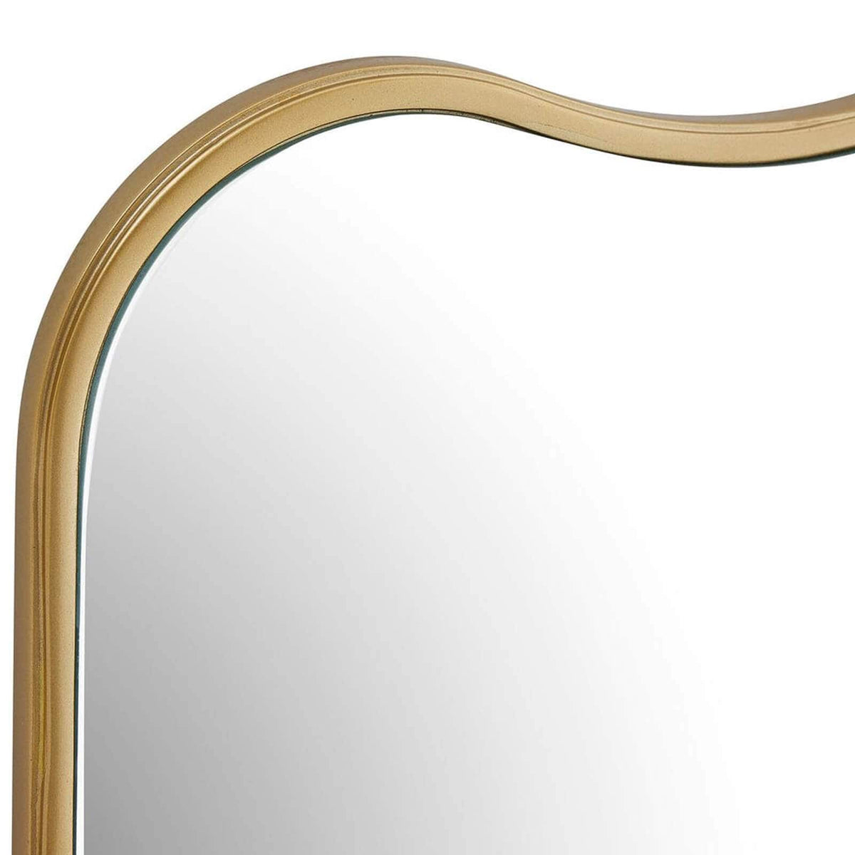 Keiichi Mirrors Olivia Scalloped Mirror in Gold House of Isabella UK