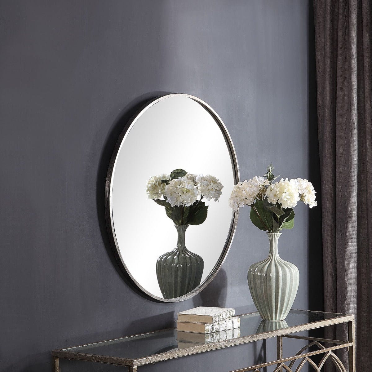 Keiichi Mirrors Ophelia Mirror Silver House of Isabella UK