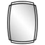 Keiichi Mirrors Overlap Rectangular Mirror Black House of Isabella UK