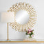 Keiichi Mirrors Rays Round Mirror Gold House of Isabella UK