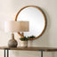 Keiichi Mirrors Round Seagrass Mirror House of Isabella UK