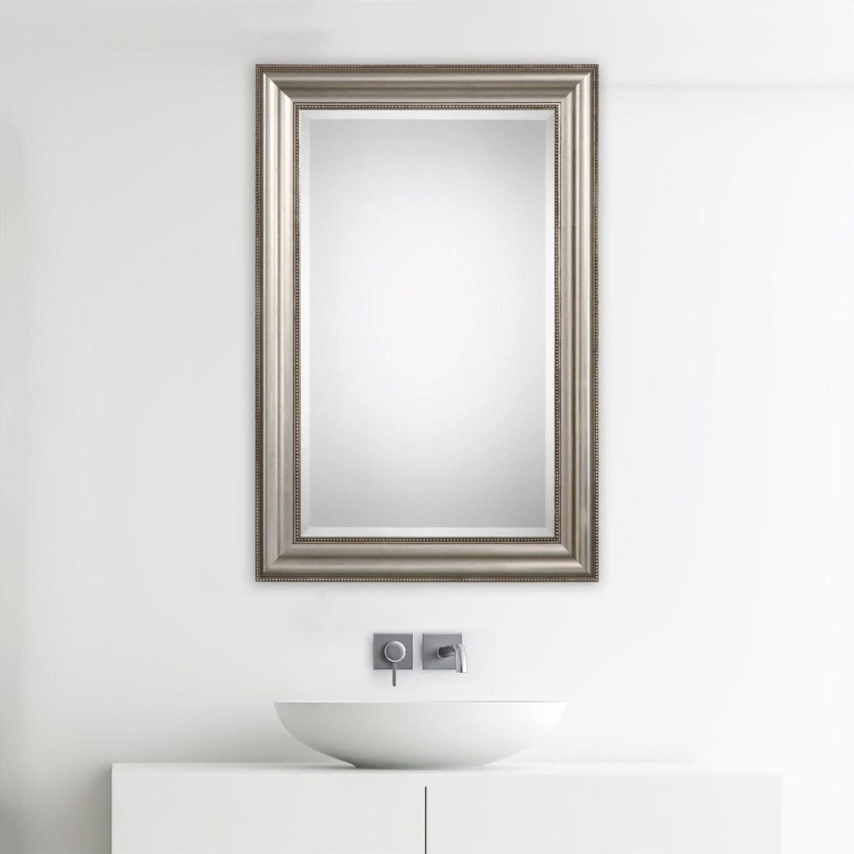 Keiichi Mirrors Sheen Mirror Champagne Silver House of Isabella UK