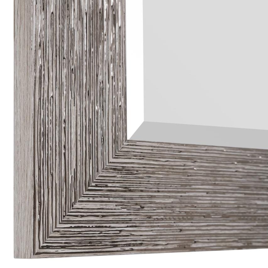 Keiichi Mirrors Silver Wood Effect Mirror House of Isabella UK