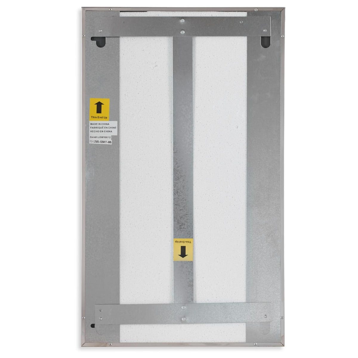 Keiichi Mirrors Simple Rectangular Mirror Silver House of Isabella UK