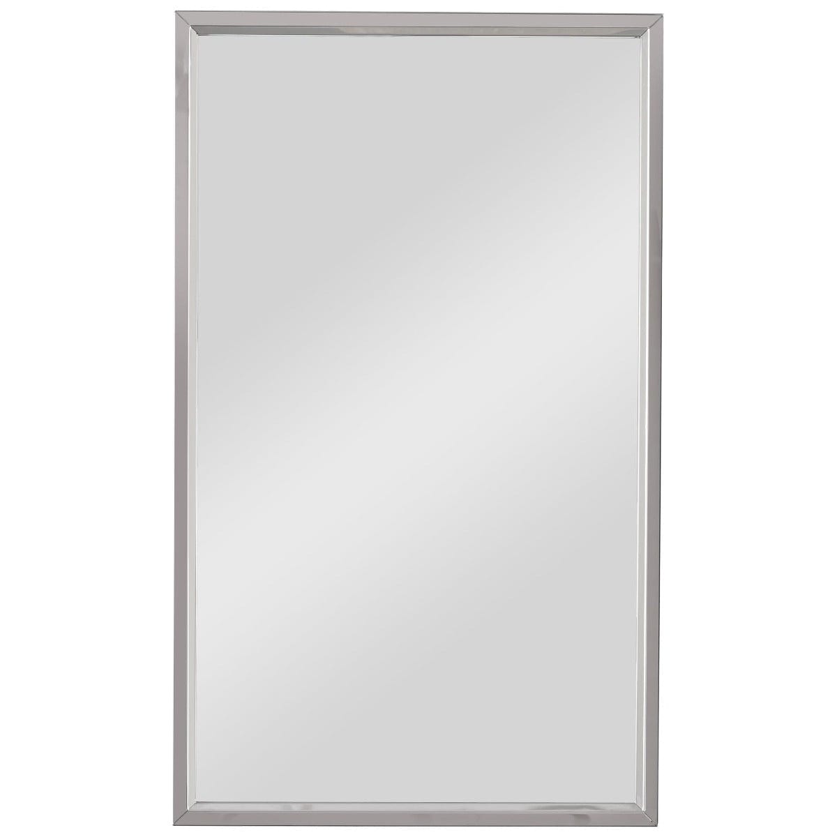 Keiichi Mirrors Simple Rectangular Mirror Silver House of Isabella UK