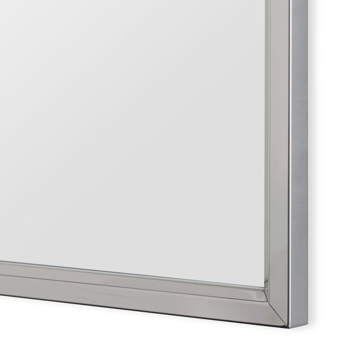 Keiichi Mirrors Simple Rectangular Mirror Silver House of Isabella UK