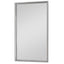 Keiichi Mirrors Simple Rectangular Mirror Silver House of Isabella UK