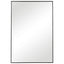 Keiichi Mirrors Simple Slim Frame Mirror Black House of Isabella UK