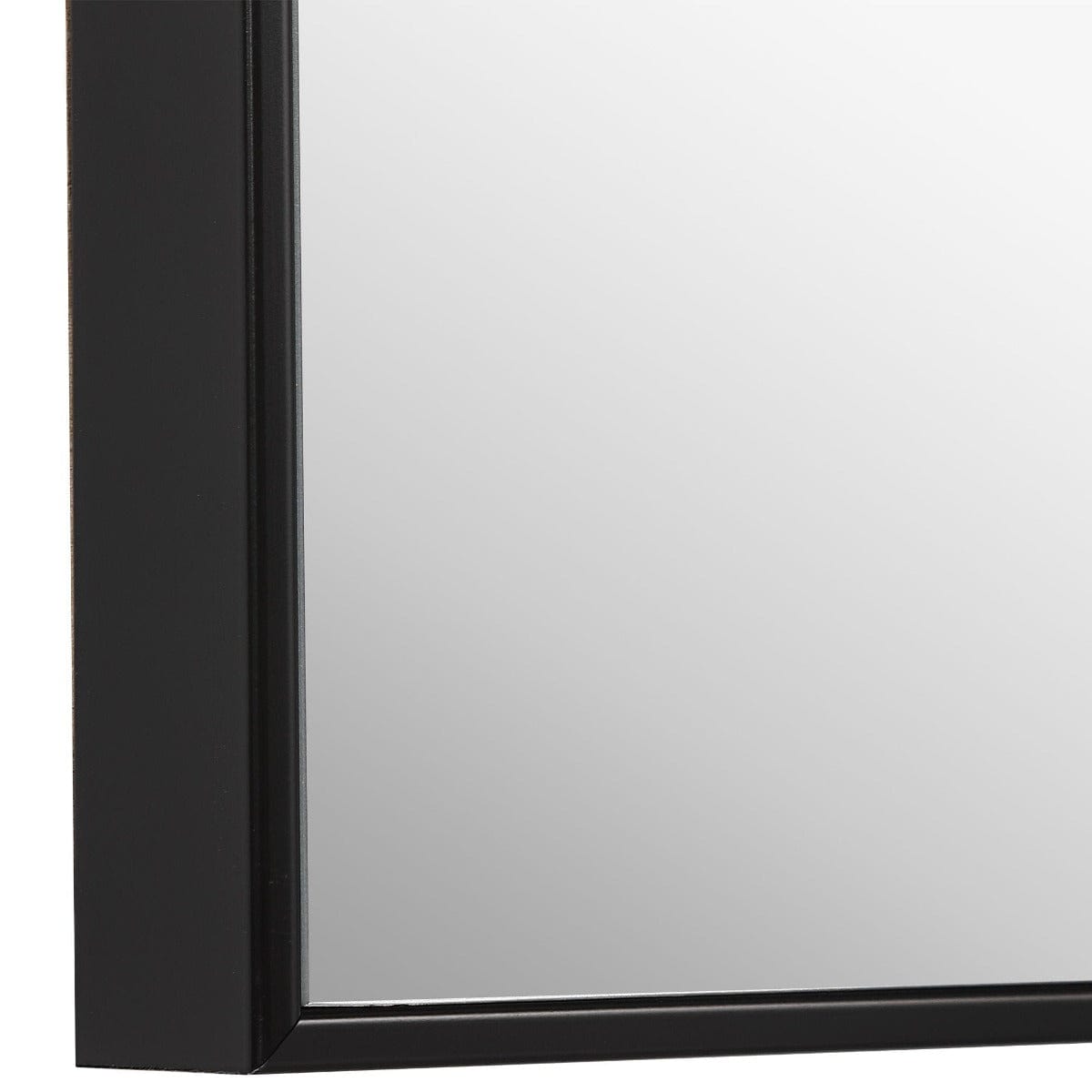 Keiichi Mirrors Simple Slim Frame Mirror Black House of Isabella UK