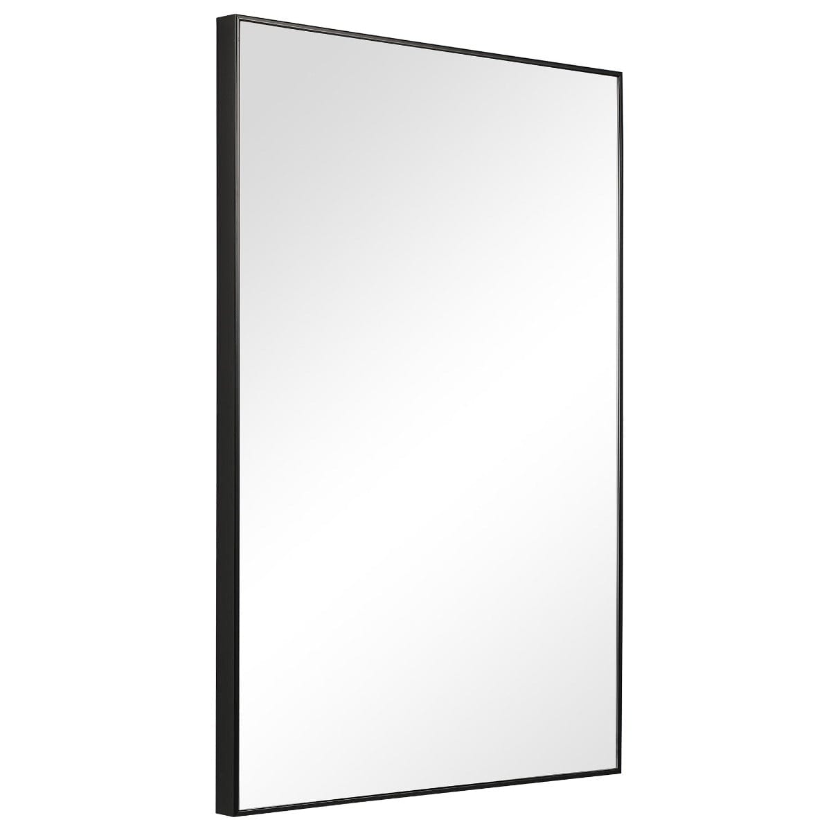Keiichi Mirrors Simple Slim Frame Mirror Black House of Isabella UK