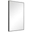 Keiichi Mirrors Simple Slim Frame Mirror Black House of Isabella UK
