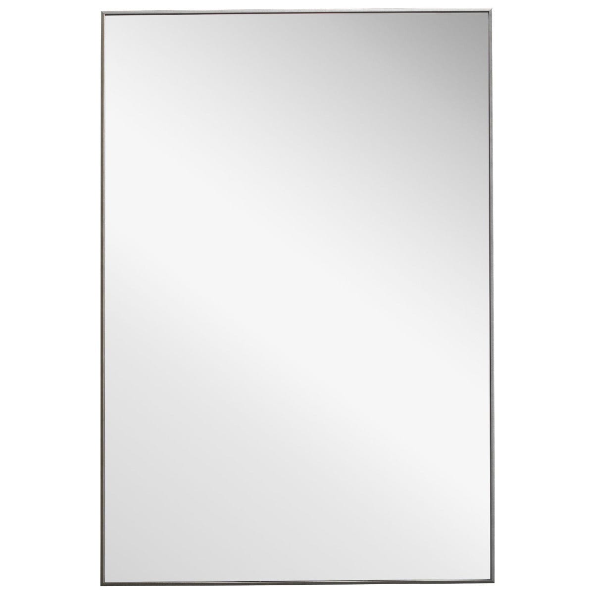 Keiichi Mirrors Simple Slim Frame Mirror Silver House of Isabella UK